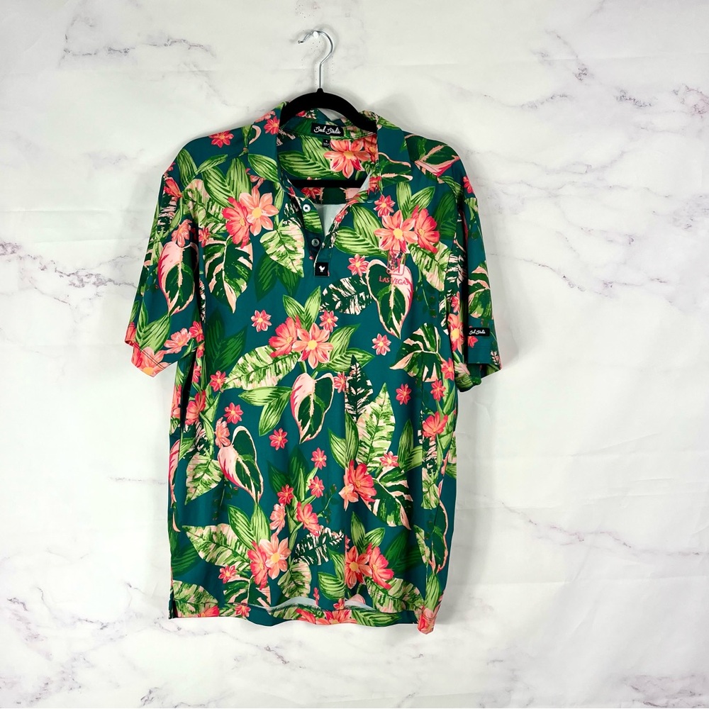 BAD BIRDIE Bad Botanist Golf Polo